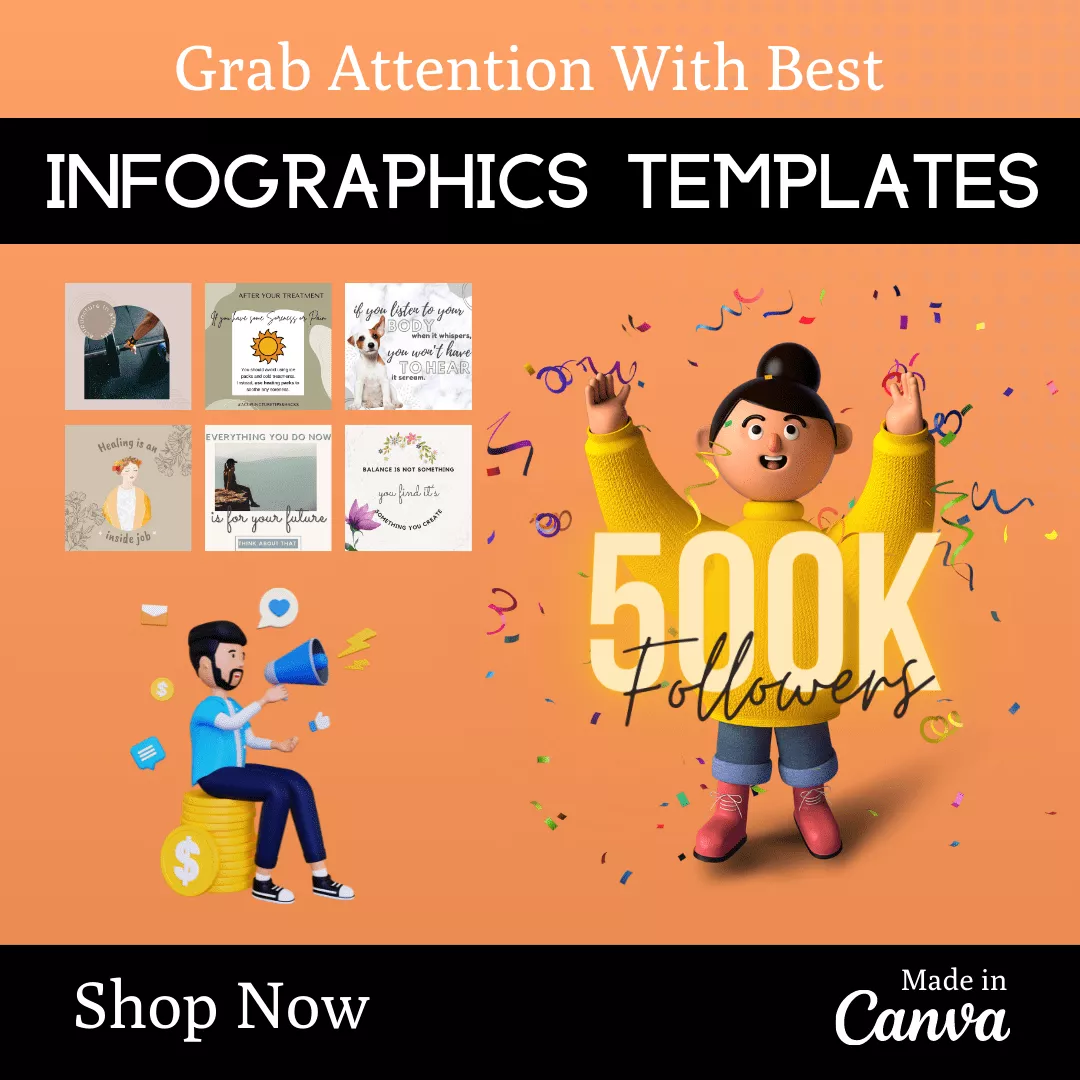 Acupuncture Infographic Ready to Post Canva Editable Templates - Image 7