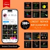 Credit Repair Infographic Ready to Post Canva Editable Templates
