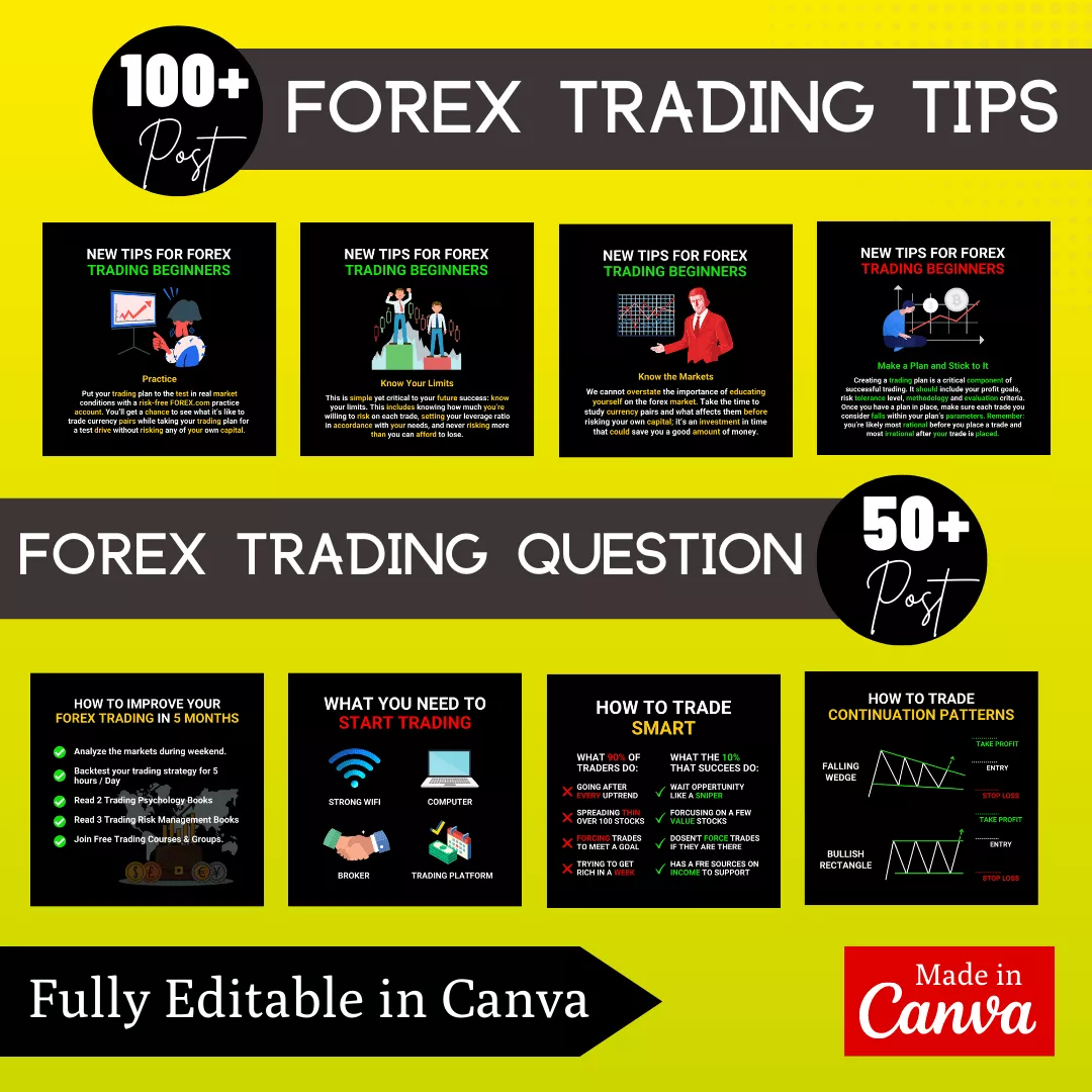 Forex Trading Infographic Ready to Post Canva Editable Templates - Image 4