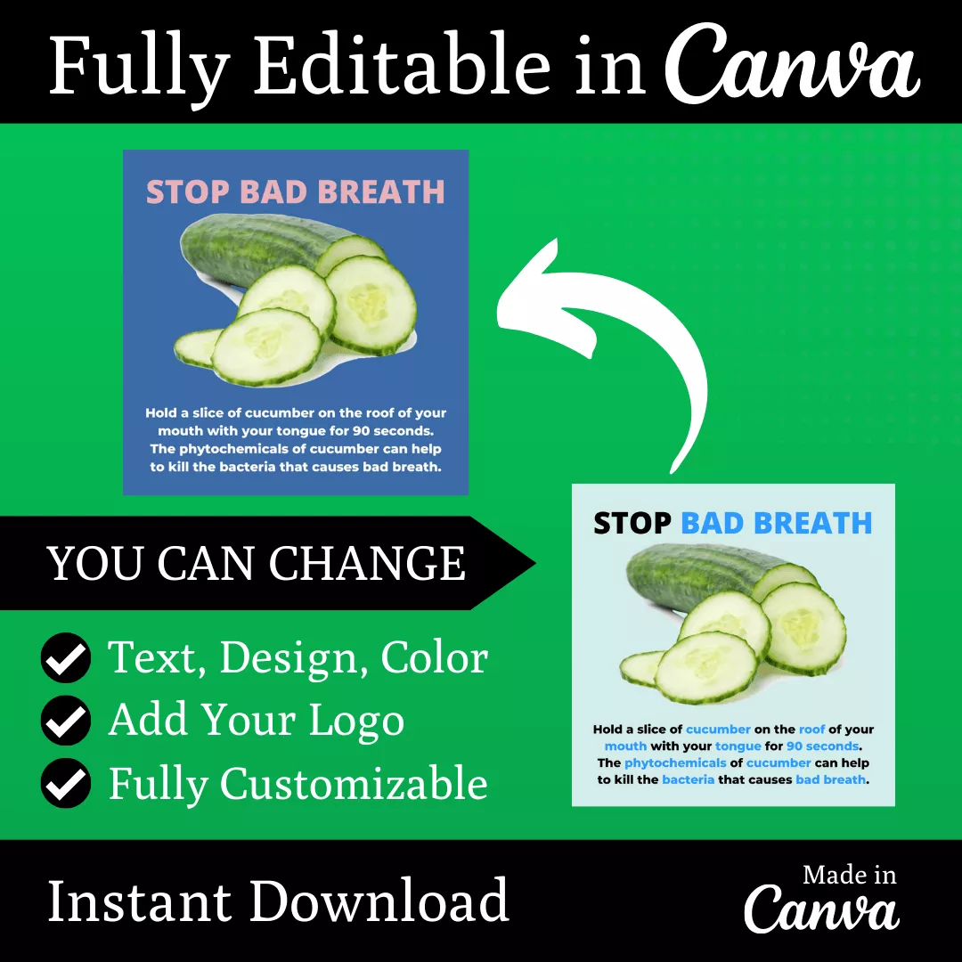 Health Infographic Ready to Post Canva Editable Templates - Image 7