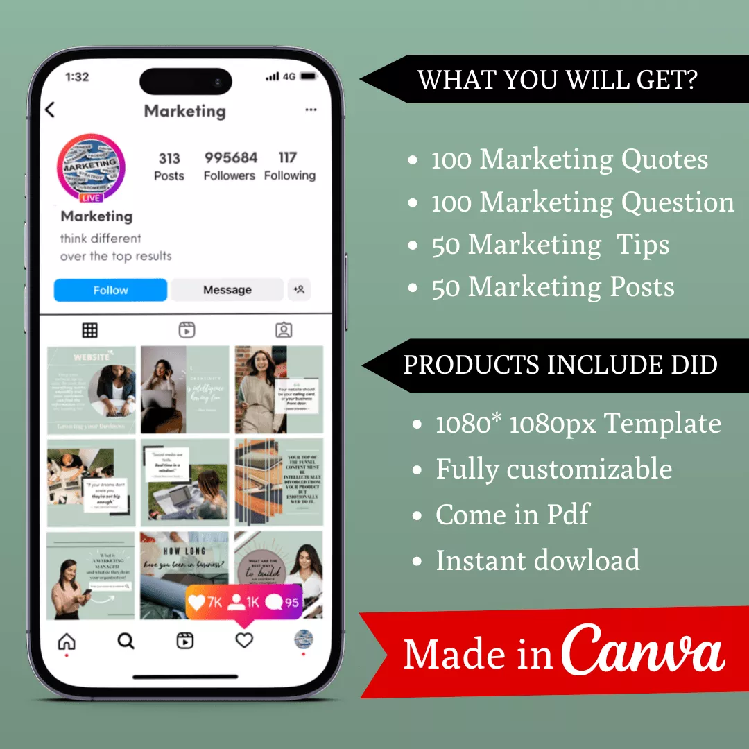 Marketing Agency Infographic Ready to Post Canva Editable Templates - Image 2