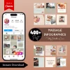 Massage Ready to Post Canva Editable Templates