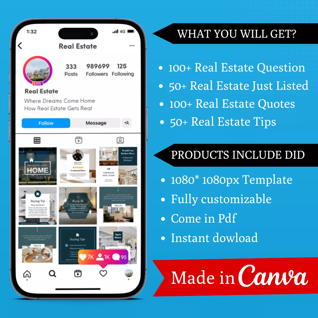 Real Estate Vol 1 Infographic Ready Made Canva Editable Templates - Image 2