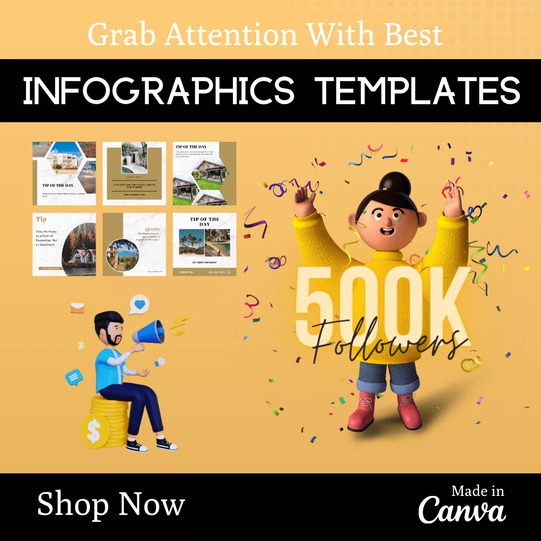 Real Estate Vol 2 Infographic Ready Made Canva Editable Templates - Image 8