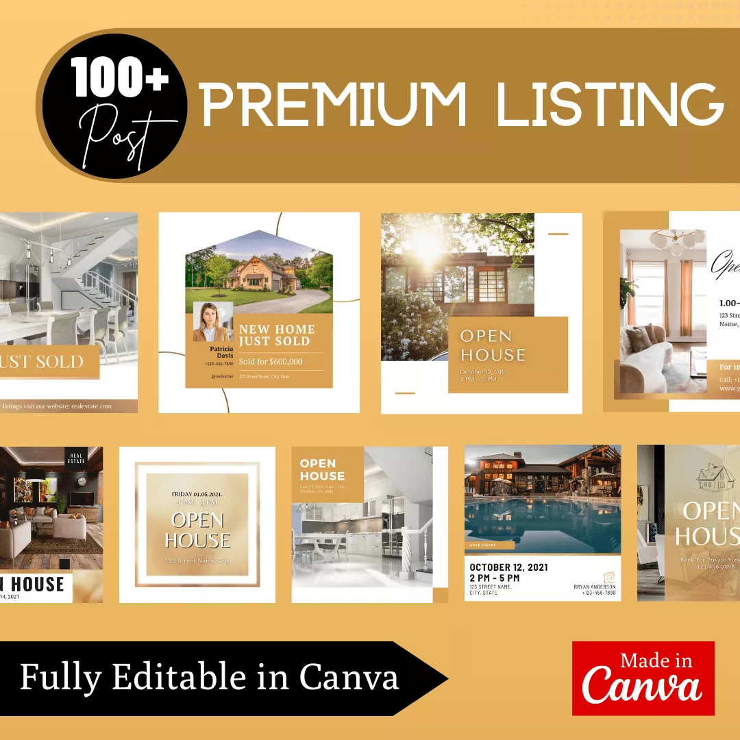 Real Estate Vol 2 Infographic Ready Made Canva Editable Templates - Image 6