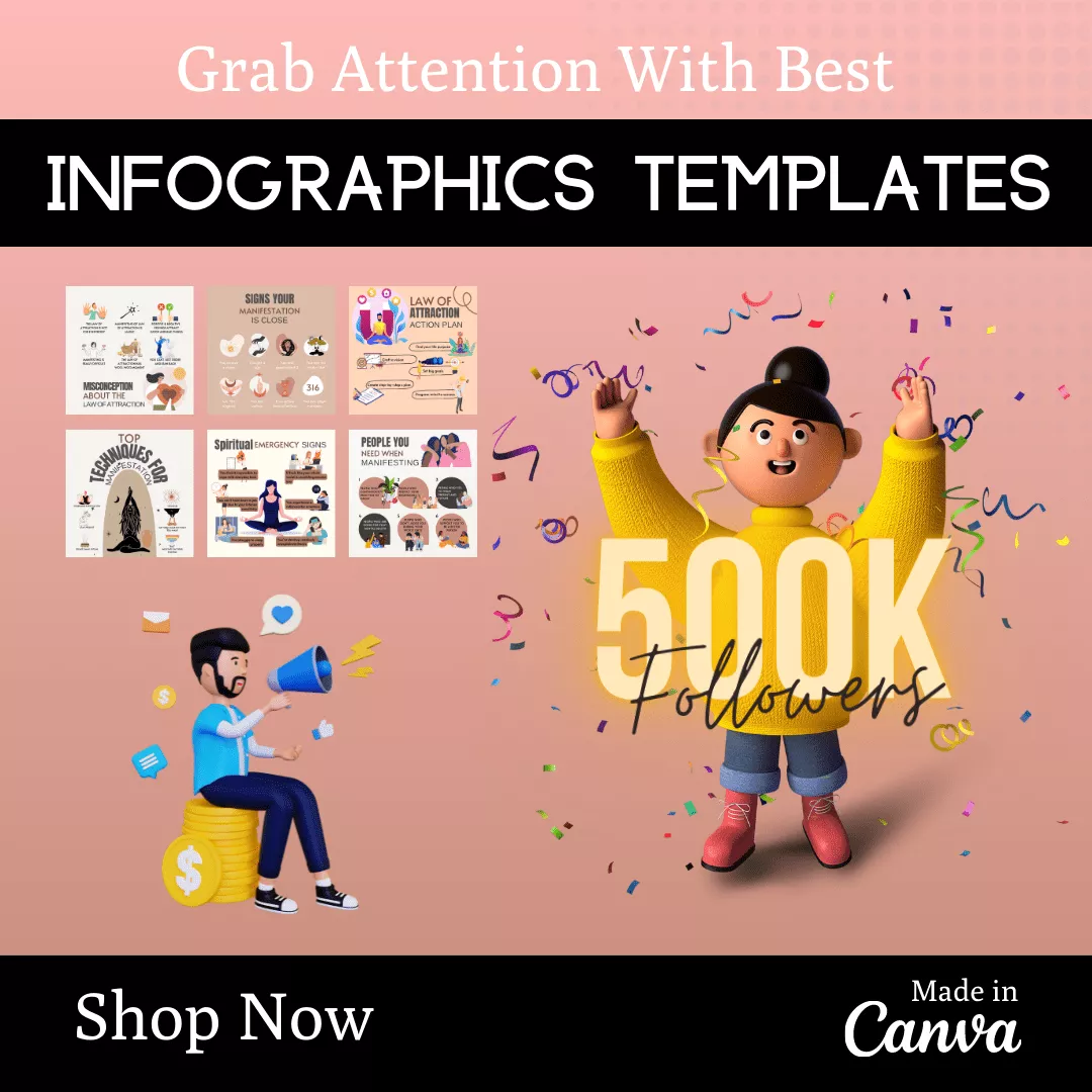 Spirituality Manifestation Law of Attraction Ready Made Templates - Image 6