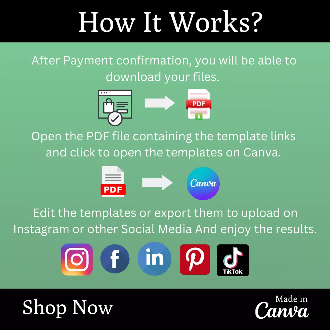 Weight loss Infographic Ready Made Canva Templates - Image 6