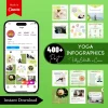 Yoga Infographic Ready Made Canva Templates